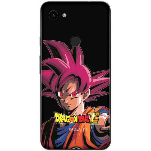Dragon Ball Super Goku Portrait Super Sayan 4 Google Pixel 3a XL Skin